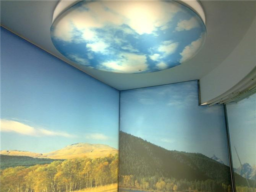 UV软膜天花打印机效果图 UV软膜天花打印机效果图